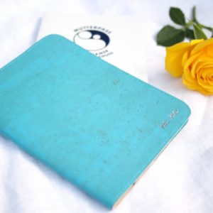 Hülle Hoa Hong für Mutterpass // Ozeanblau