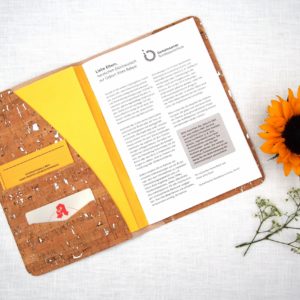 Hülle Hoa Huong Duong für Kinderuntersuchungsheft // Natur mit Silber