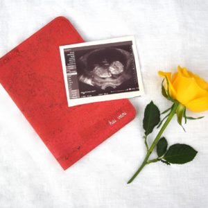 Hülle Hoa Hong für Mutterpass // Coral