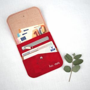 Minigeldbeutel Hoa Tulip // Rot