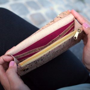 Geldbeutel Hoa Mao Luong // Natur mit Regenbogen und Gold