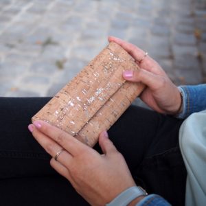 Geldbeutel Hoa Mao Luong // Natur mit Silber