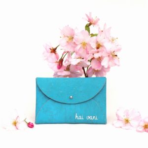 Minitäschchen Hoa Anh Dao // Ozeanblau